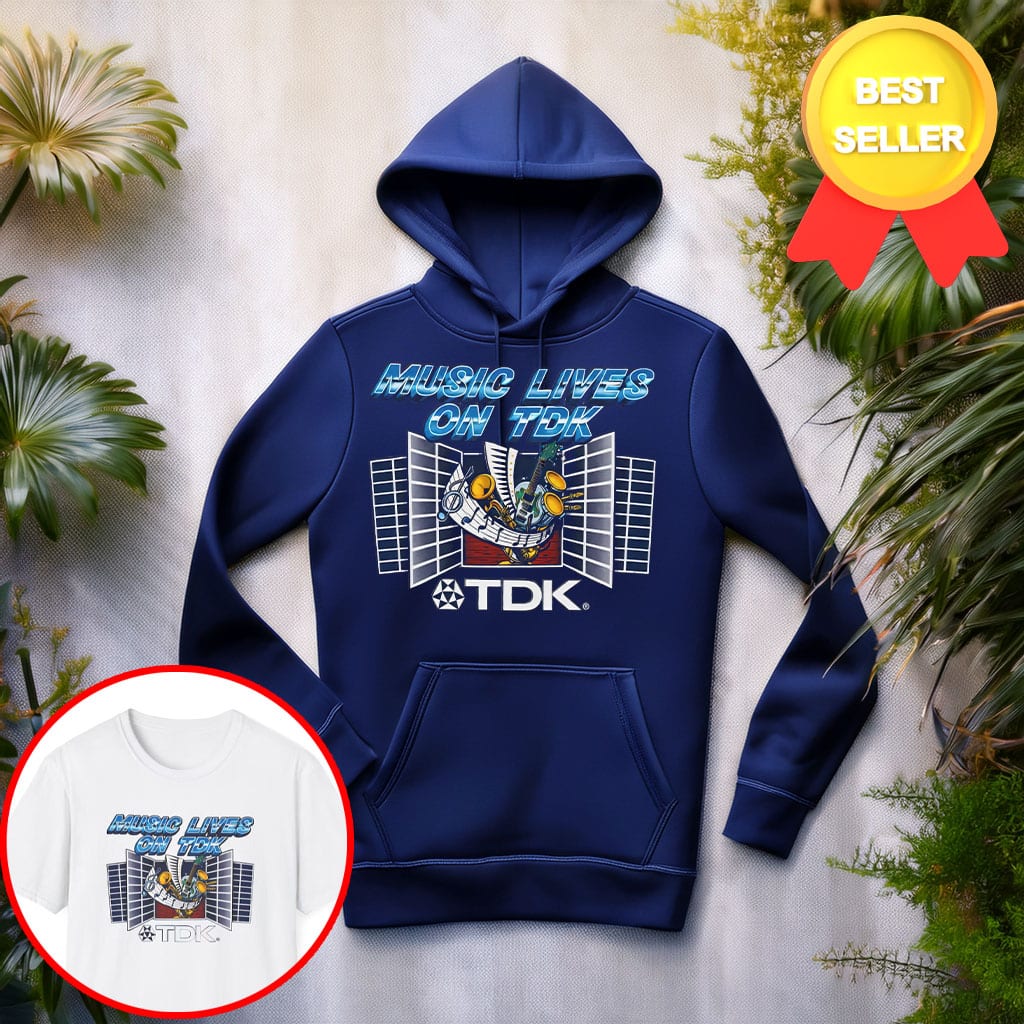 Music Lives On TDK Comfort Color Shirt