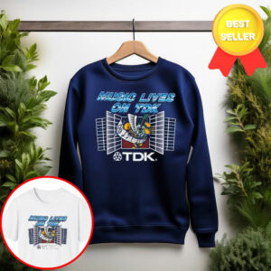Music Lives On TDK Crewneck Sweatshirt