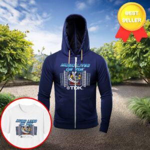 Music Lives On TDK Zip Hooded Sweatshirt