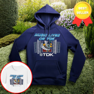 Music Lives On TDK Zip Hooded Sweatshirt