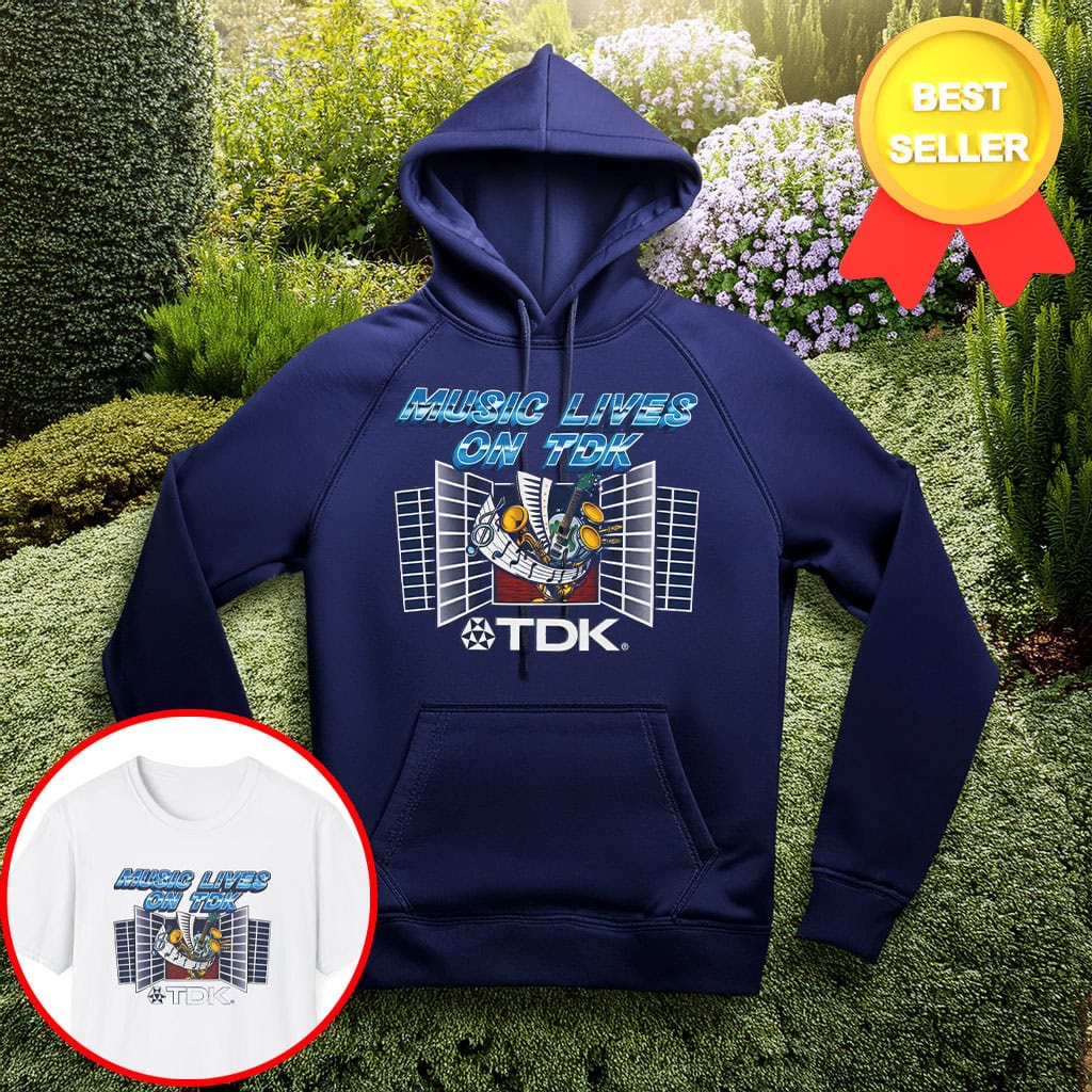 Music Lives On TDK Zip Hooded Sweatshirt