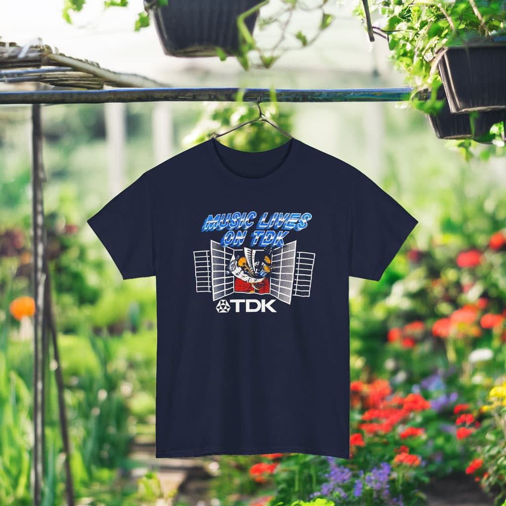 Vintage Music Lives on TDK T-Shirt