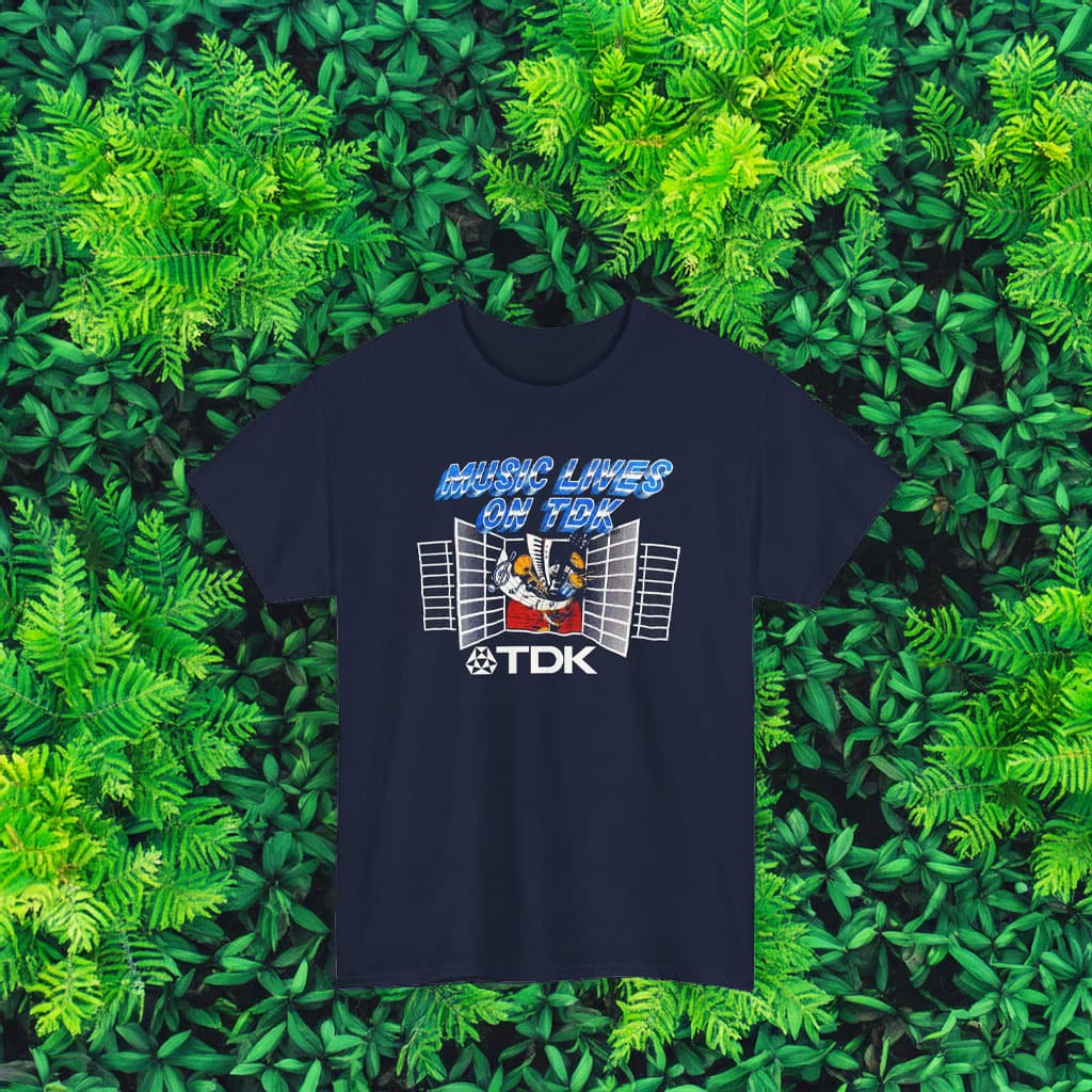 Vintage Music Lives on TDK T-Shirt