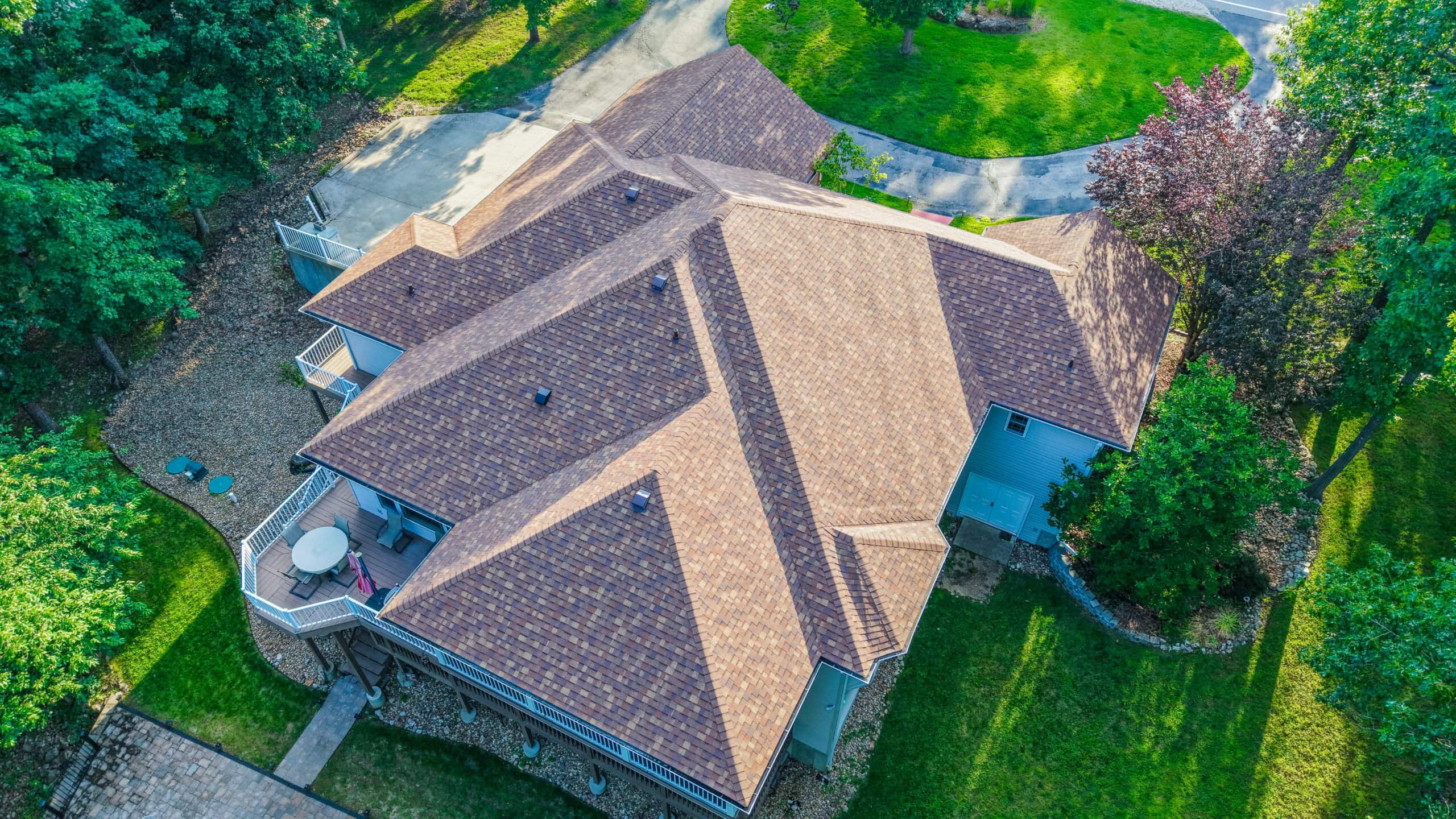 Expert roofing installation and repair by Midwest Roofing in residential homes.
