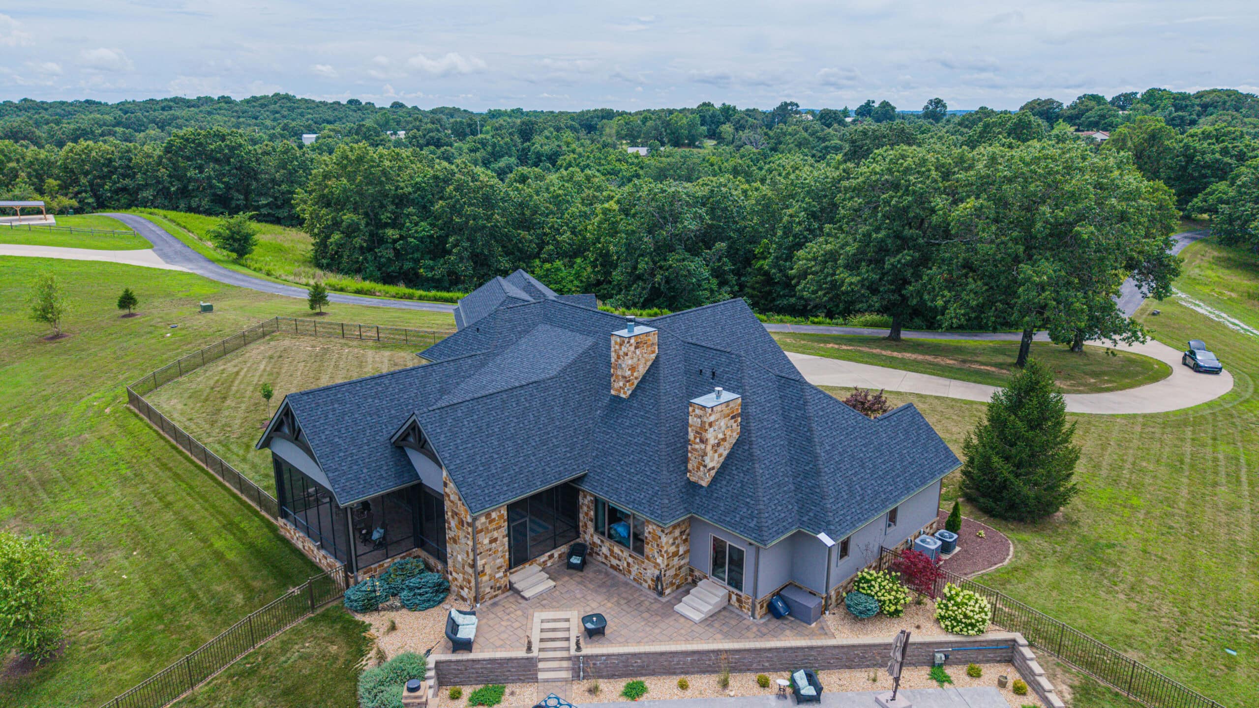 Roofing installation showcasing durable, high-quality materials for home protection.