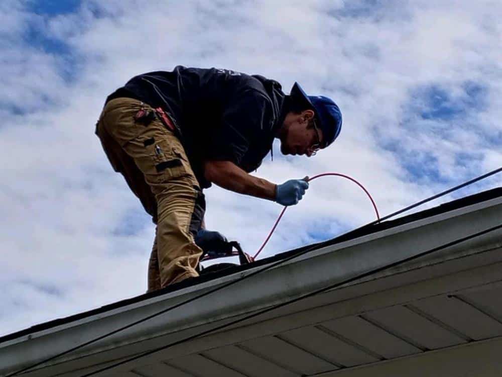 Bison Plumbing pipe lining job site in Oakland County
