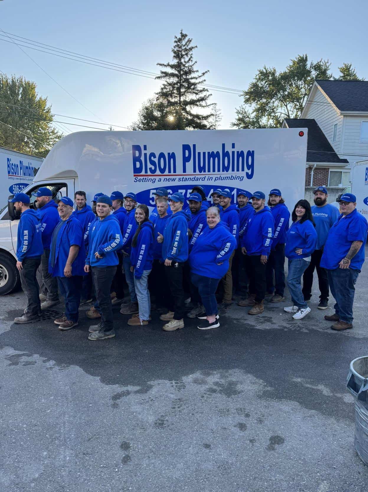 Bison Plumbing trenchless pipe work in Warren, MI