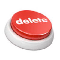 delete account button