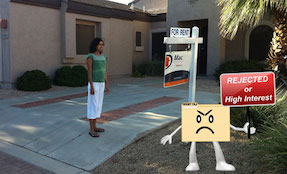 renting a place with damaged credit