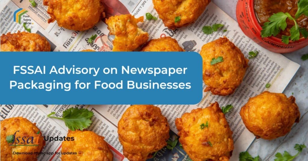 FSSAI warning against using newspapers for food packaging and serving food