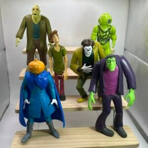 5'' Scooby-Doo WolfMan Zombie Skeleton Creeper Villains Crew Figures - 50th Anniversary