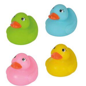 Simba ABC Bathing Ducks Set of 4 - Colourful Bath Toys (Squirting) for Kids & Baby