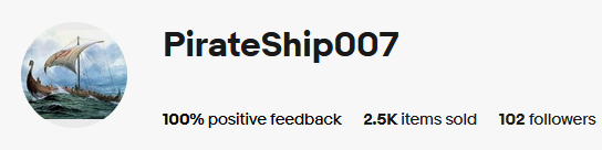 Pirateship007 Store Avatar