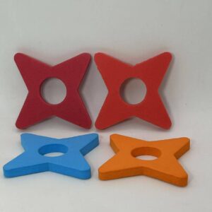 Ninja Kidz Mystery Ninja Figure Series 1 Exciting Toys To Discover Darts 4 PCS