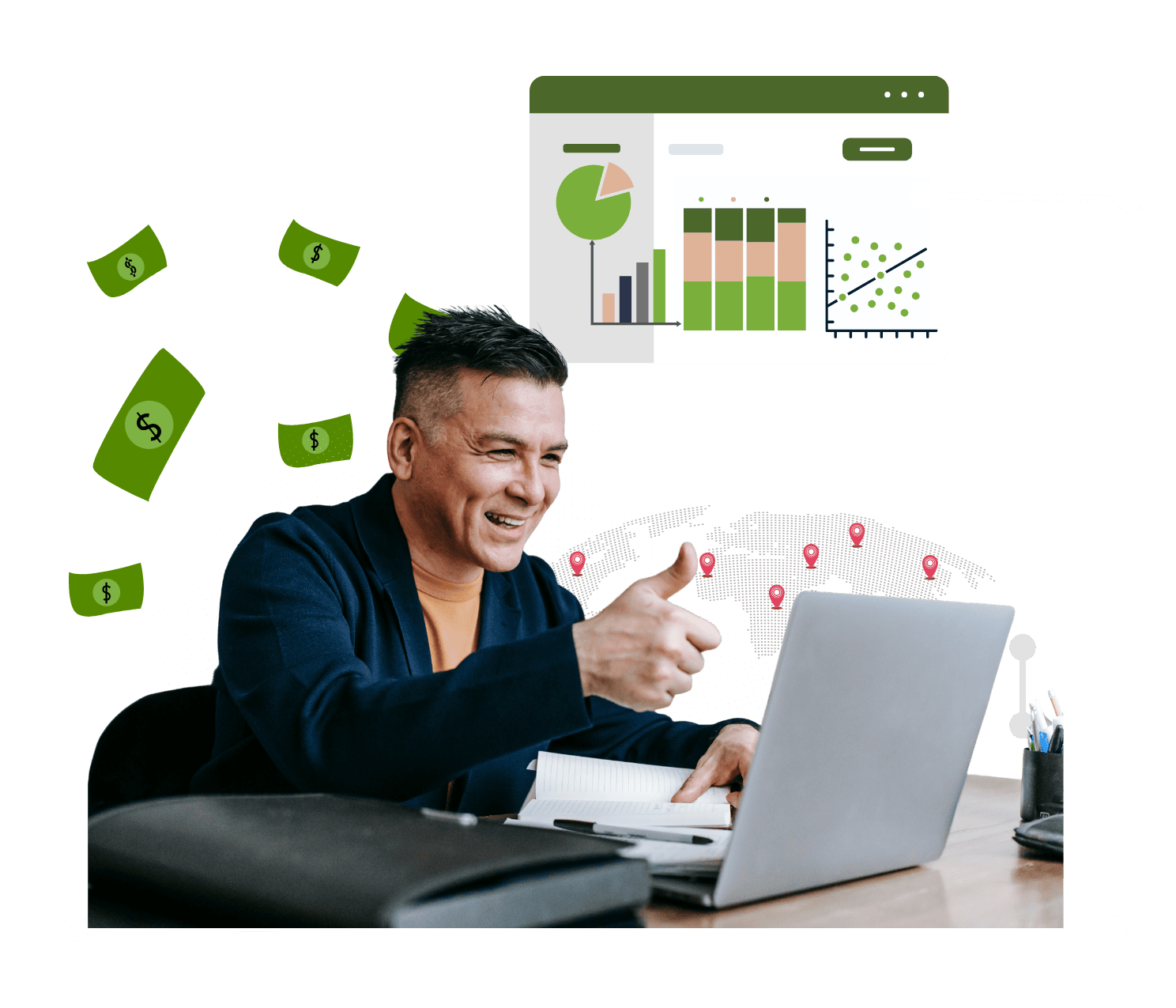 Revify analytics dashboard showing referral program data and performance metrics.