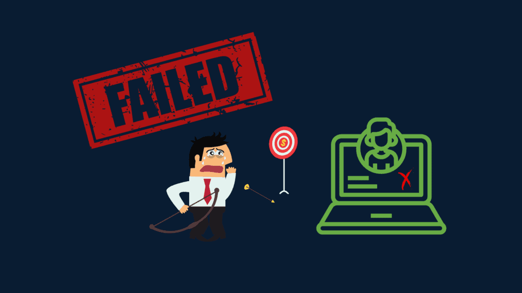 The First 90 Days: Why Your Onboarding Process is the Key to Stopping Customer Attrition 2 Illustration of failed onboarding process with analytics and customer retention icons.