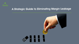 Revify analytics dashboard showing margin leakage analysis and financial insights.