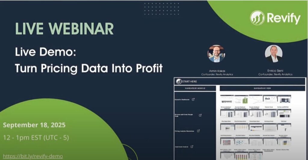 How Does Revify Turn Pricing Data Into Profit? (Recorded Demo) — Revify Analytics Demo | Revify Analytics RGM