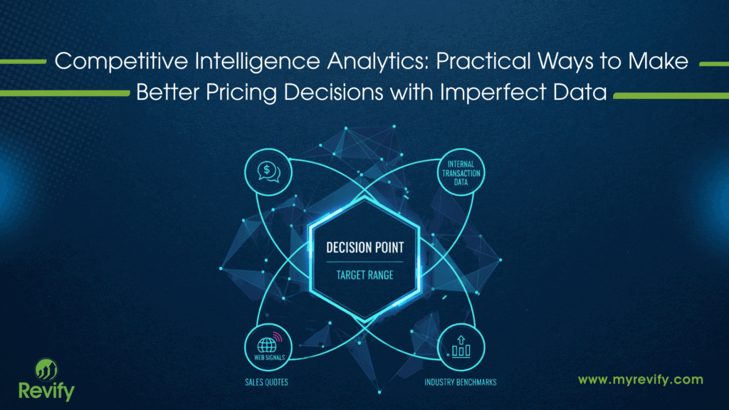 Competitive Intelligence Analytics: Practical Ways to Make Better Pricing Decisions with Imperfect Data