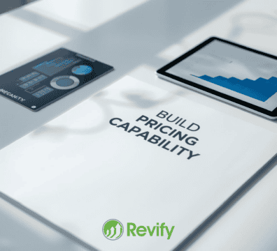 Digital tablet and report on building pricing capability without hiring a full team.
