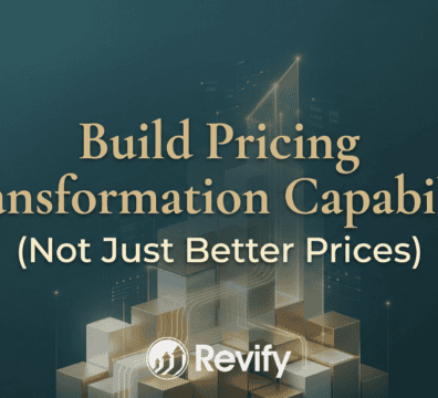 Pricing transformation and analytics for strategic revenue growth.