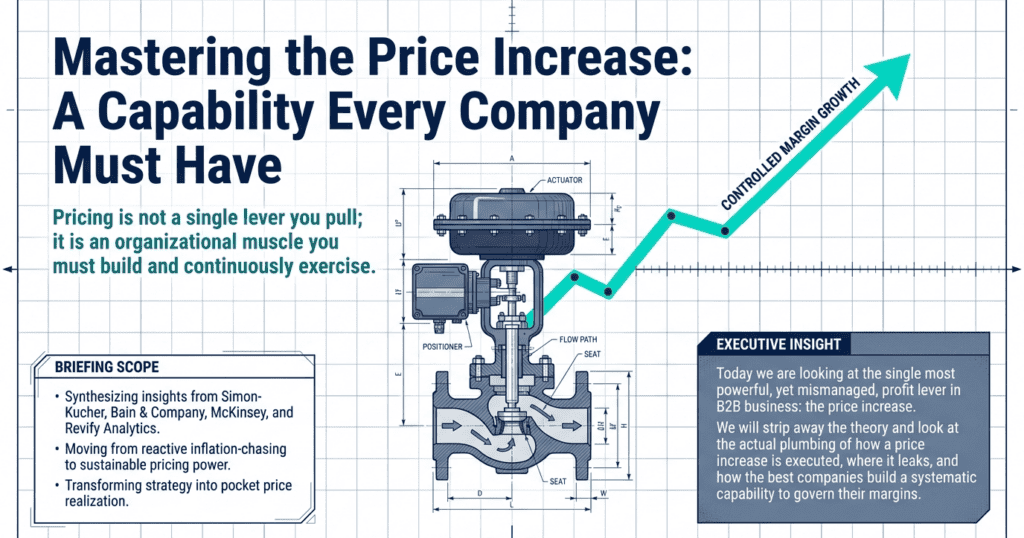Mastering the Price Increase: A Capability Every Company Must Have 1