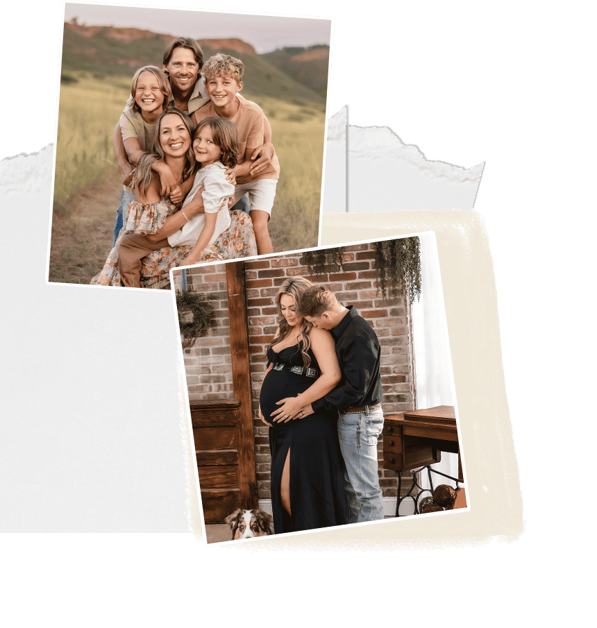 Happy family outdoor photo, capturing joyful moments, lifestyle family portrait photography, professional photography services.
