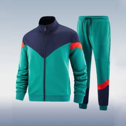 Trend Casual Two-piece Suit Long Sleeve Trousers Suit