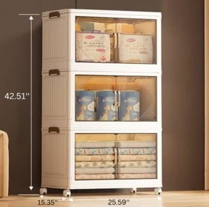 Portable Collapsible Box – Multi-Purpose Storage Solution for Clothes & Toys