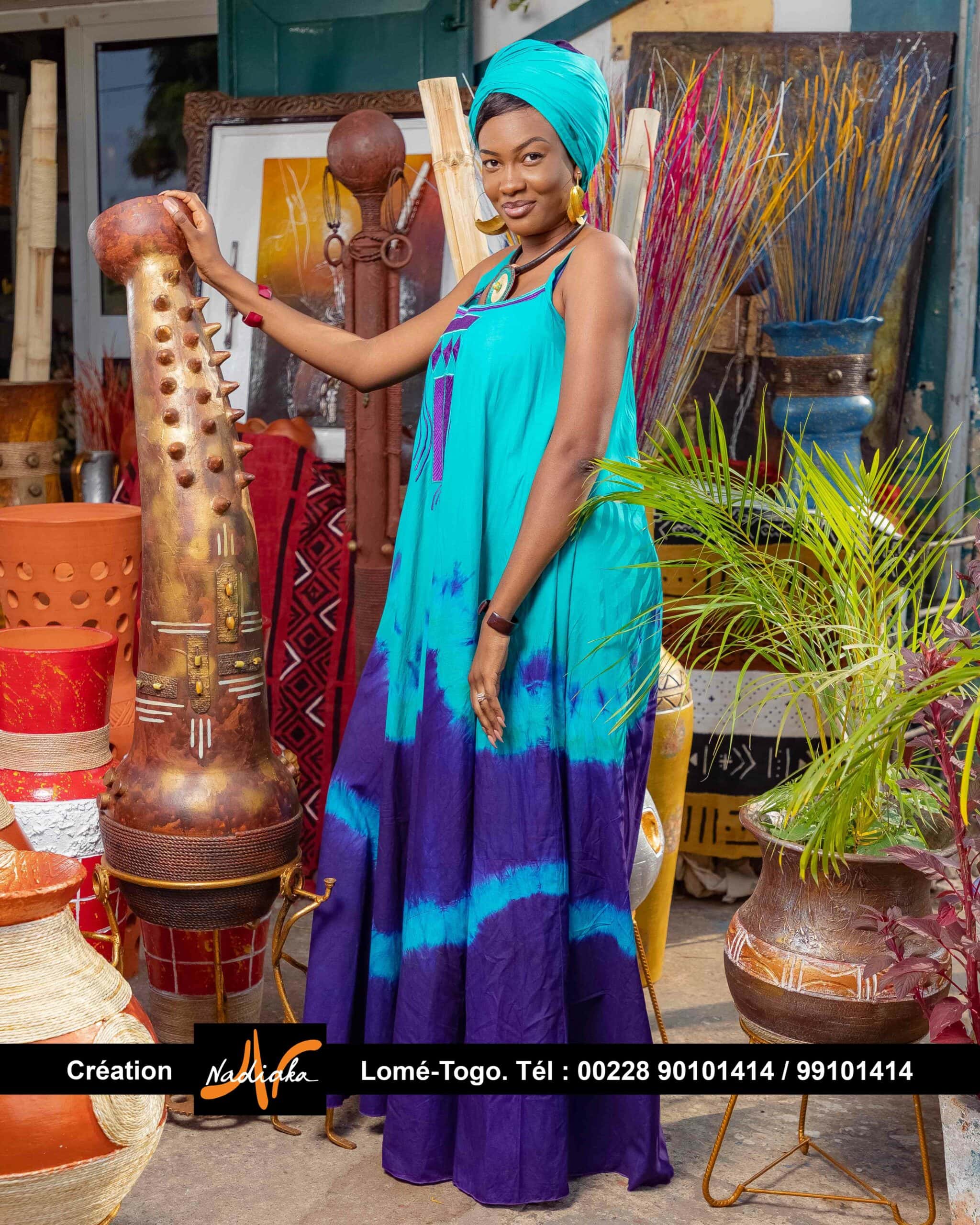 Robe longue batik – Image 3