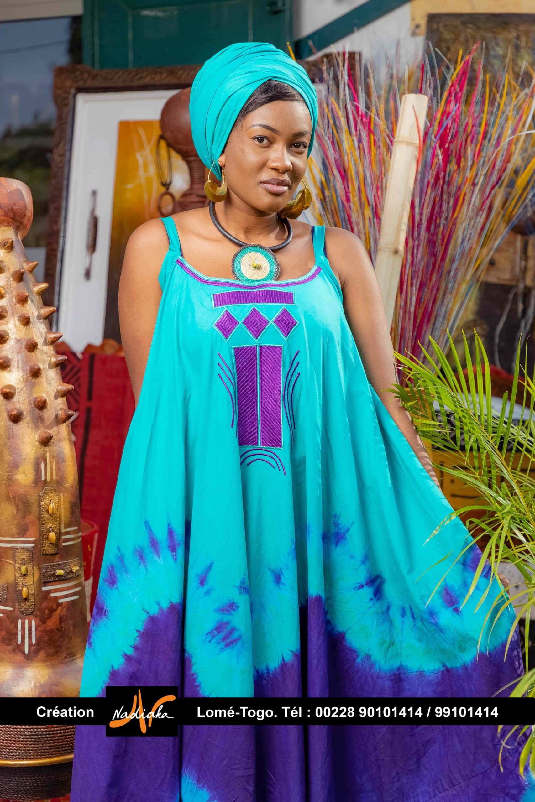 Robe longue batik – Image 2