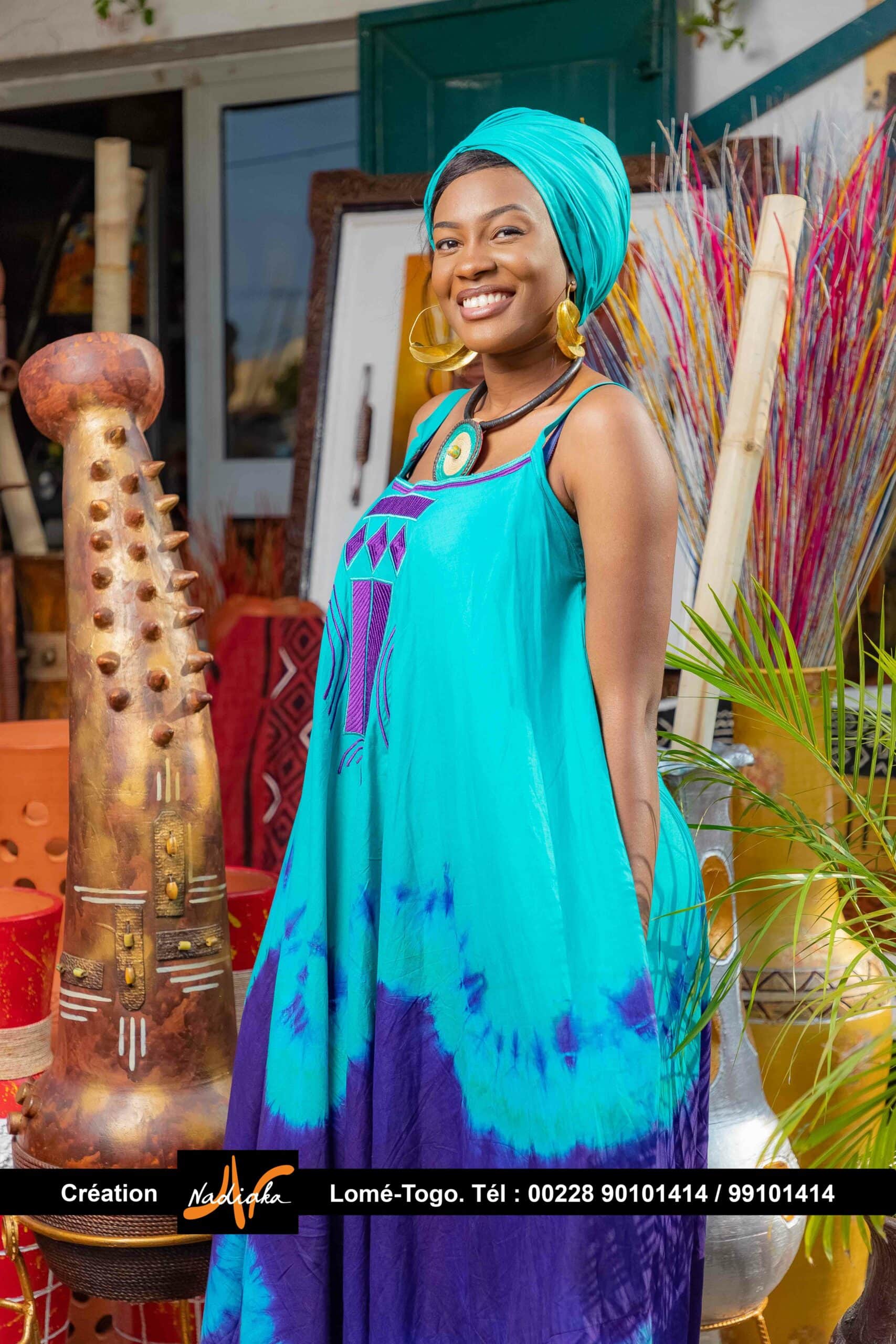 Robe longue batik – Image 4