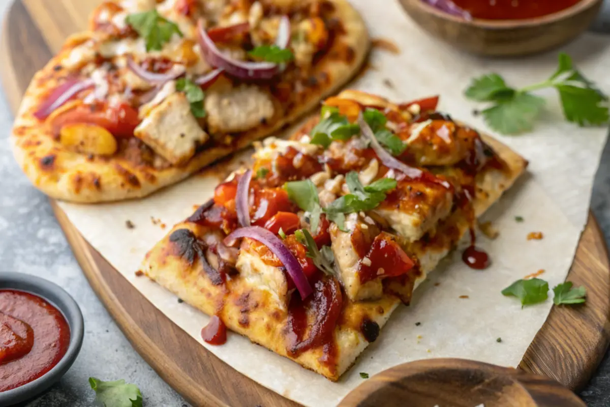 BBQ Chicken Flatbread at Home