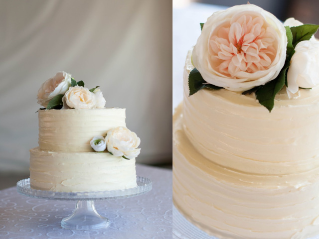 Shabby Chic Wedding Cake