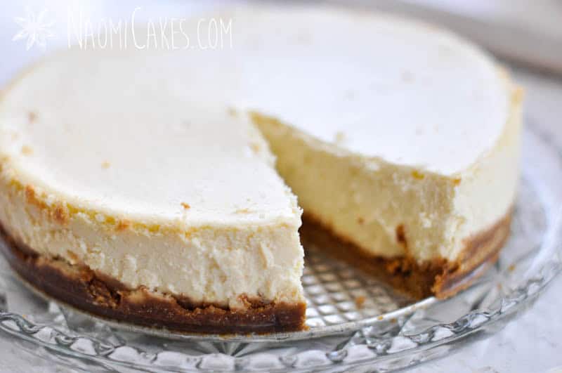 cheesecake with one slice removed