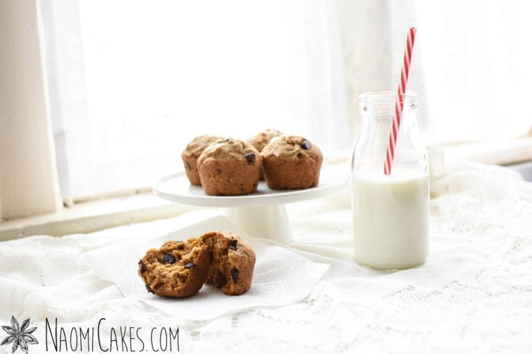Moist Sweet Potato Chocolate Chip Muffins [Recipe]