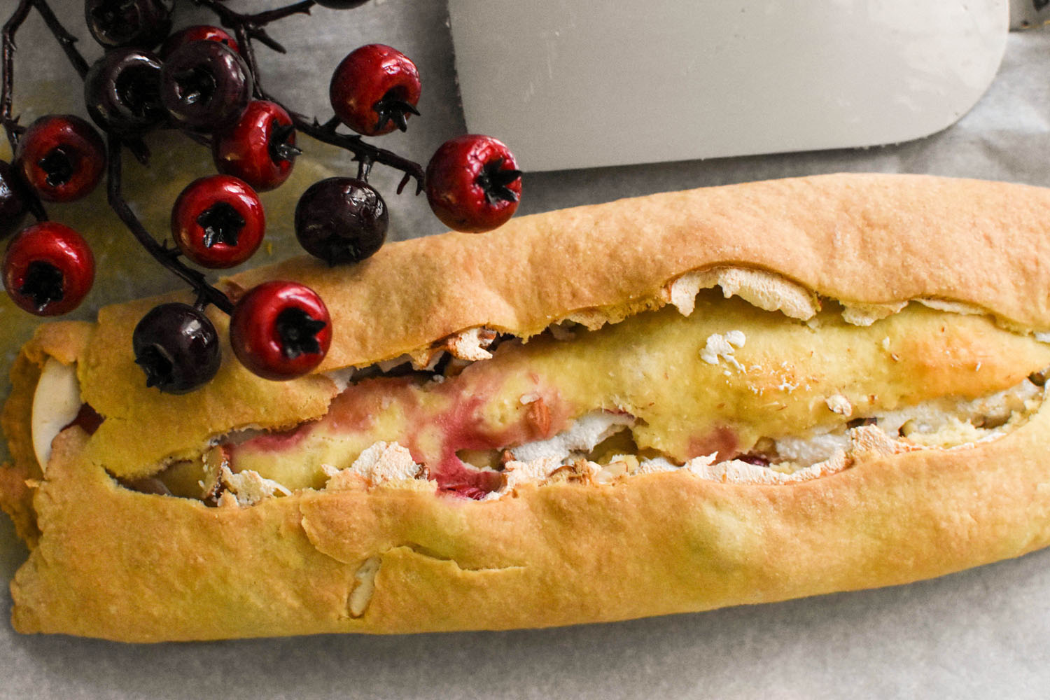 Christmas Cranberry Nut Roll [Recipe]