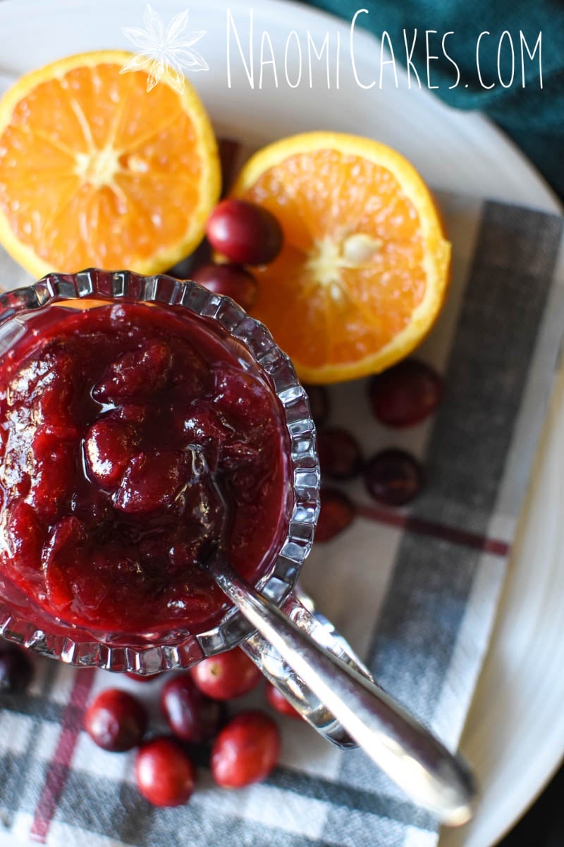 cranberry sauce with orange