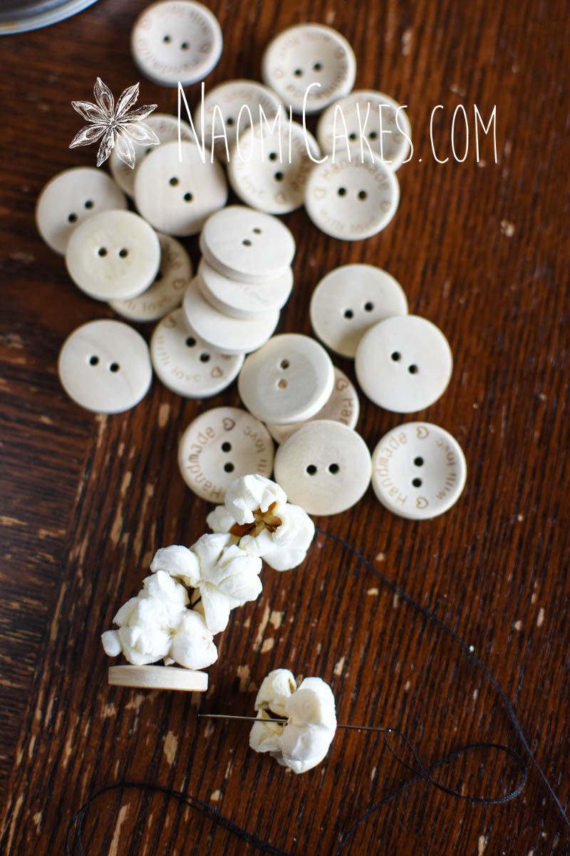 popcorn garland DIY
