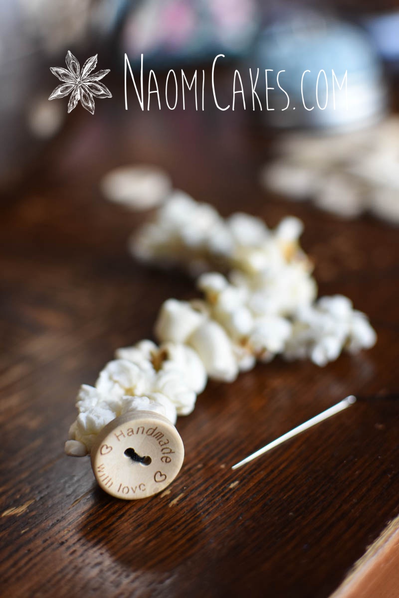 popcorn garland DIY