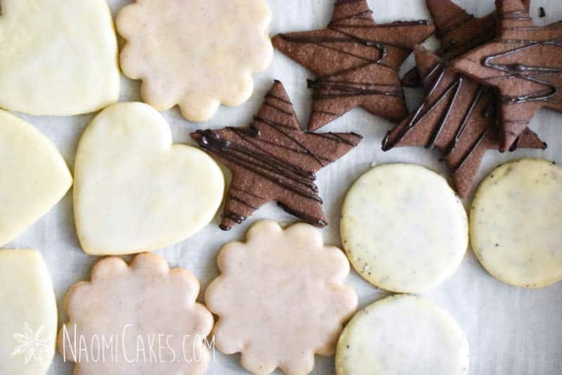 assorted decorated sugar cookies