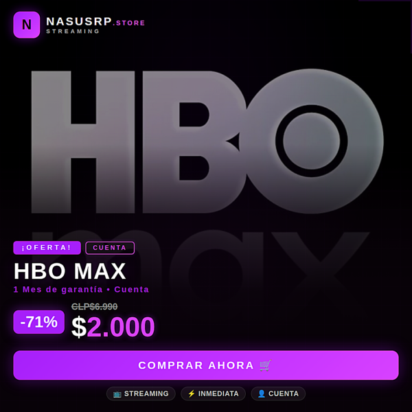 Cuenta MAX (Ex HBO)