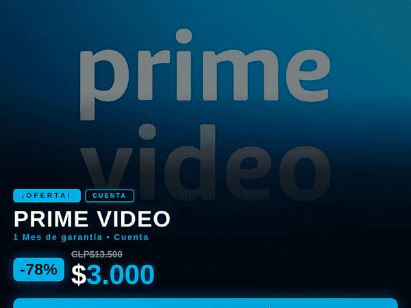 Cuenta Amazon Prime Video
