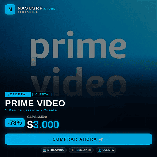 Cuenta Amazon Prime Video