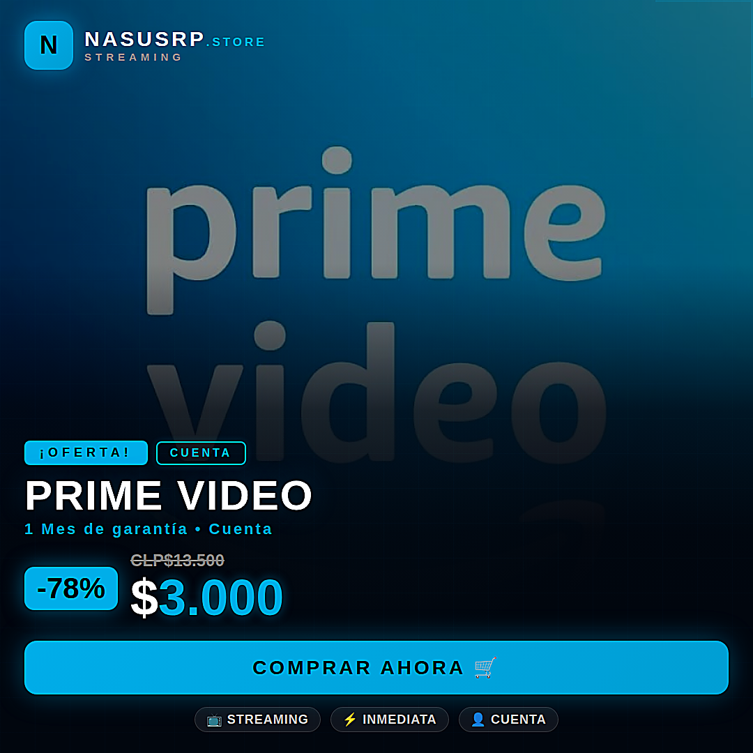 Cuenta Amazon Prime Video