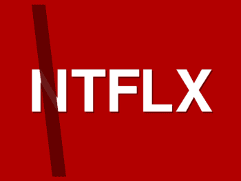 Logo de Netflix en fondo rojo, ideal para promociones y contenido de streaming.