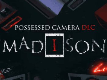 Cámara poseída DLC para MADiSON, juego de terror en PC Steam, disponible en Nasus Store.