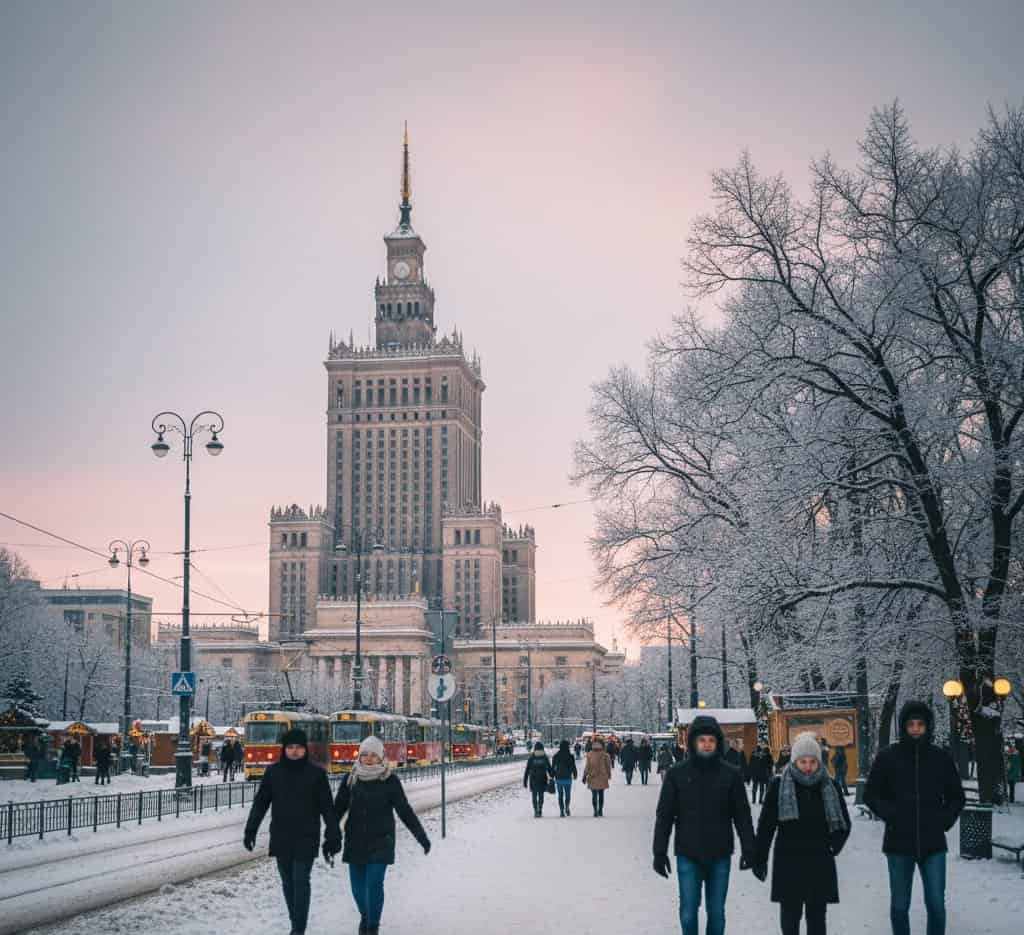 Pogoda w Warszawie w grudniu 2025