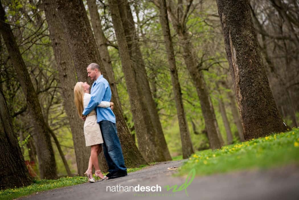 Reading Arboretum Engagement photographer