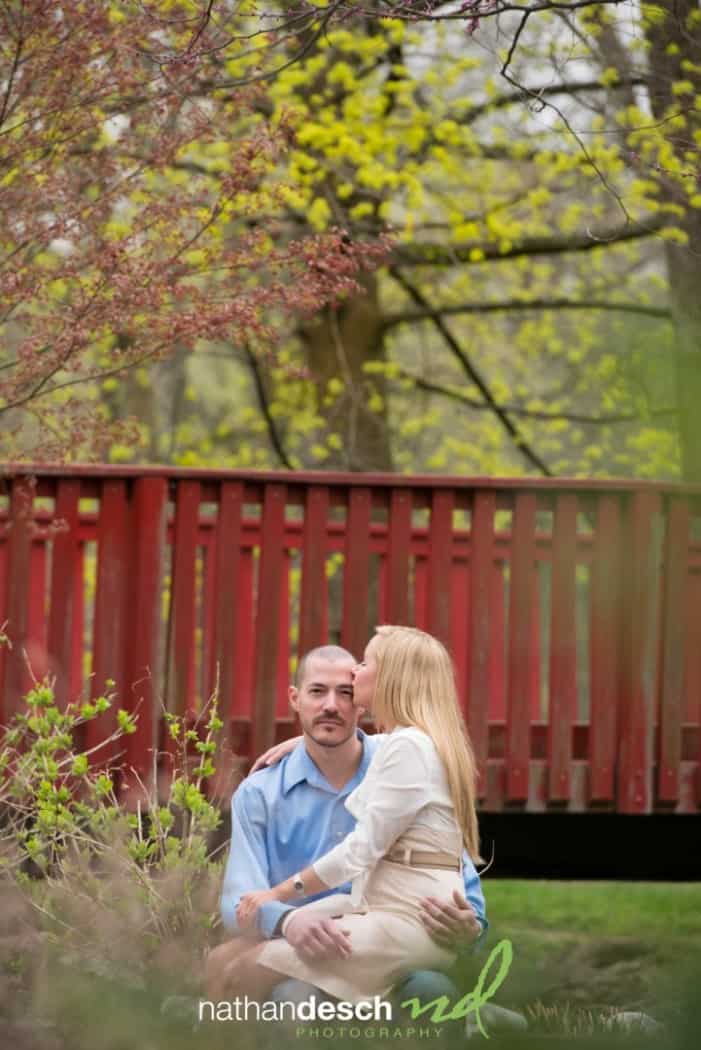 Reading Arboretum Engagement photographer